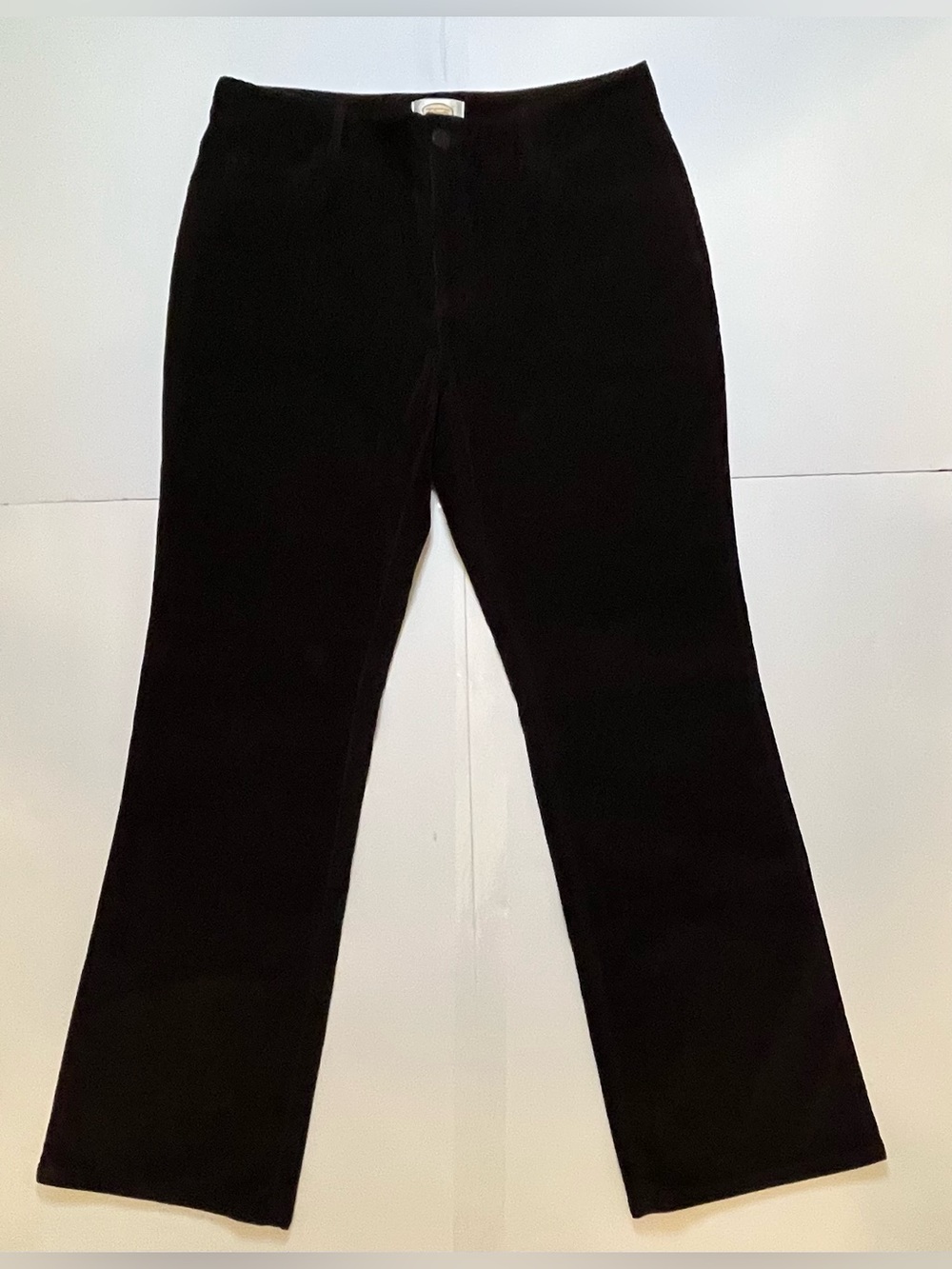Talbots Brown Stretch Corduroy Straight Leg Pants Size 12